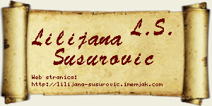 Lilijana Susurović vizit kartica